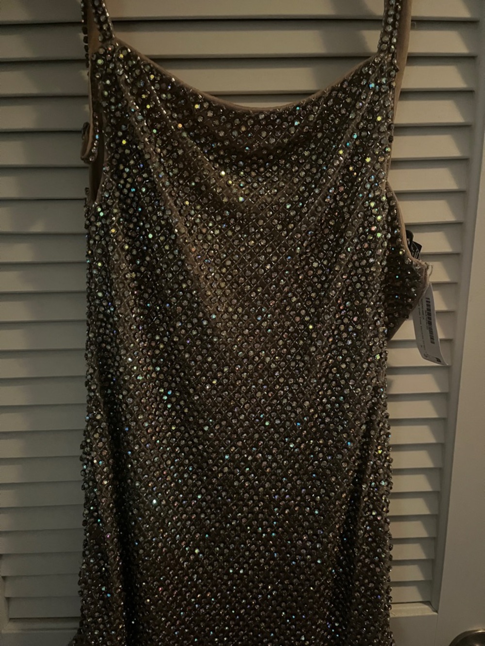 Nasty gal sparkle bling studded rhinestone dress sz us4 - Picture 2 of 3